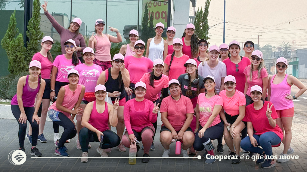 CrediSIS promove autocuidado e conscientização com a Caminhada do Outubro Rosa